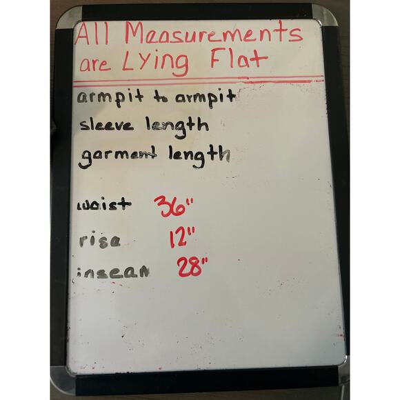 GUC Women's Red/Black Plaid Stretchy Pants Pockets Size 42 (Waist 36") - Picture 4 of 4